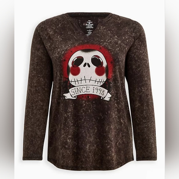 TORRID The Nightmare Before Christmas Jack Skellington Skull Top! NWT! - Picture 4 of 7